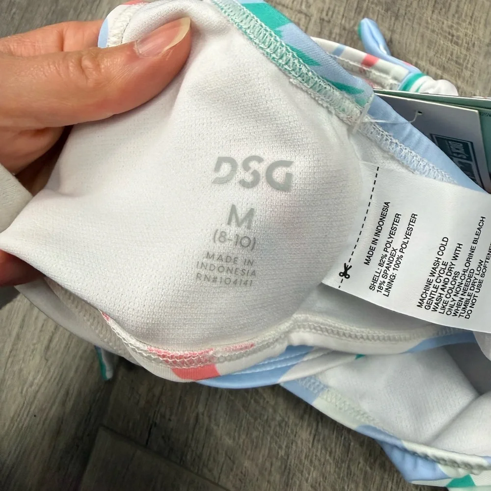 DSG Blue Print Swim Top‎